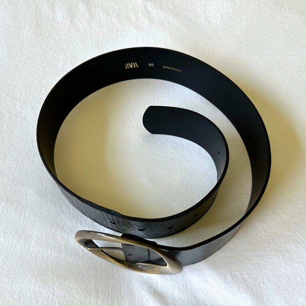 NWOT Zara Leather Belt - Picture 8 of 15